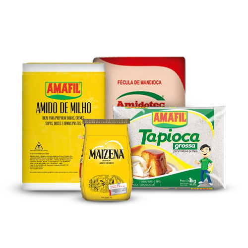 Amido, Fécula e Polvilho